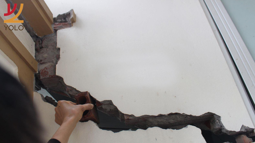 nứt tường nhà
